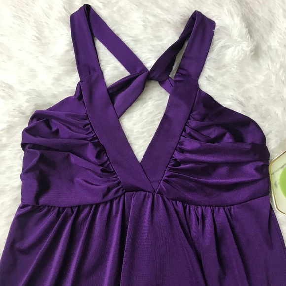 Purple Urban Behaviour Shirt/Mini Dress - Picture 2 of 6